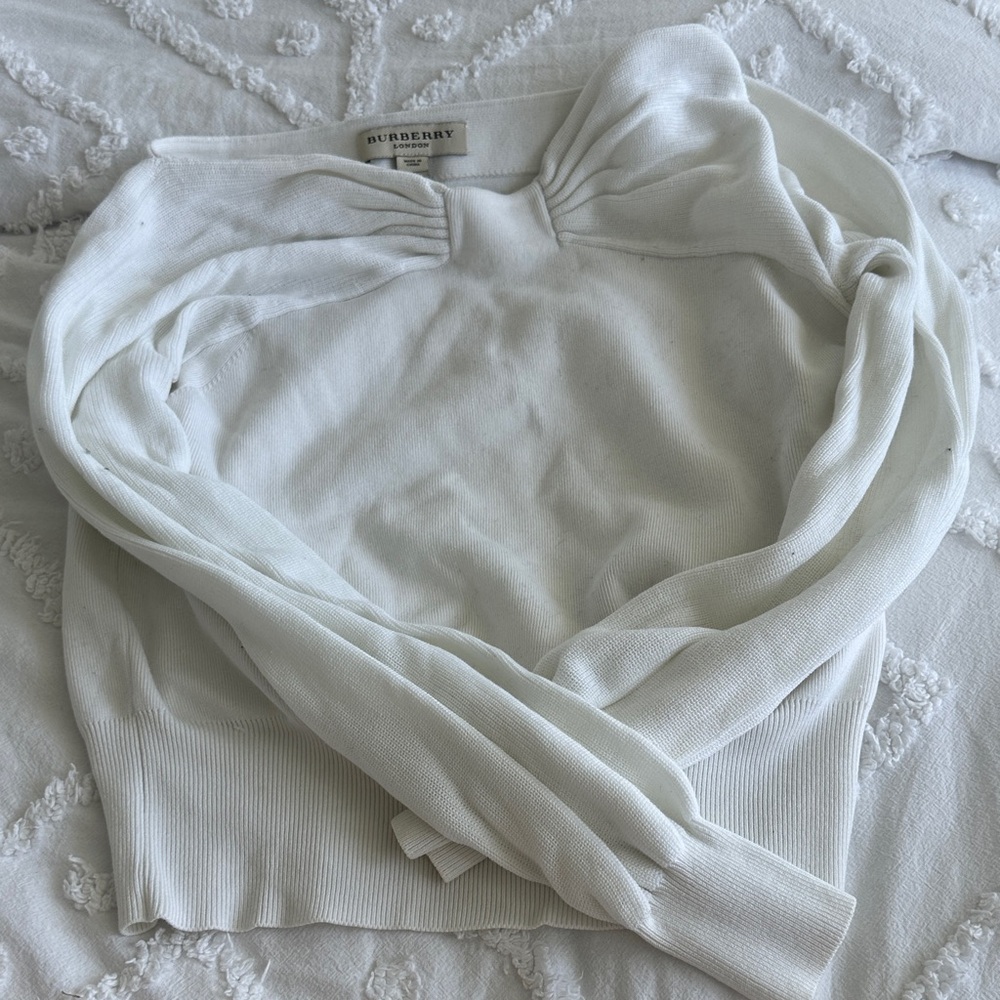 Burberry Cream Women's Blouse